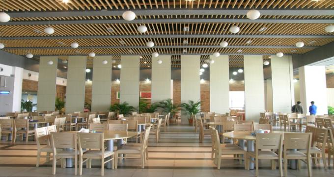 Foldable Acoustic Soundproof Movable Wall Panels , Meeting Room Dividers Partition 1