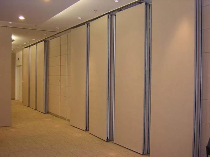 Foldable Door Fireproof Sliding Folding Partition Walls For Conference / Soundproof Partition Wall 0