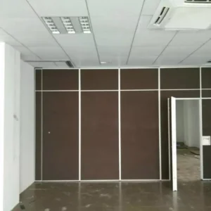 Foldable Floor to Ceiling Acoustic Room Dividers / Sliding Partition Wall Panels 1200mm Width