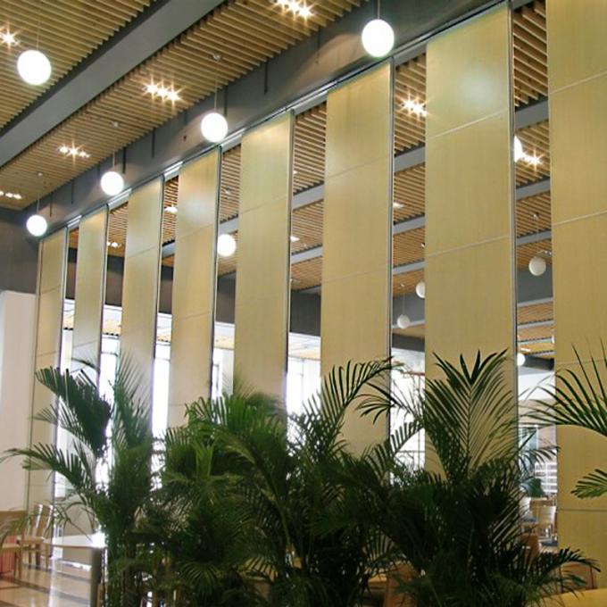 Foldable Movable Partition Walls For Dance Studio / Sliding Room Dividers 1
