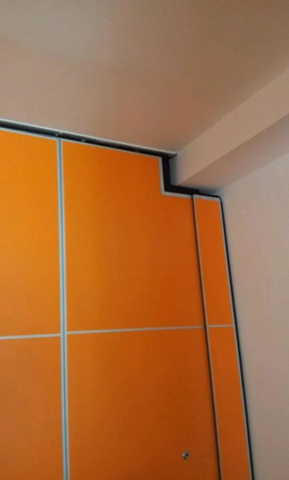 Foldable Movable Sliding Partition Walls Floor to Ceiling 85mm Thickness 0