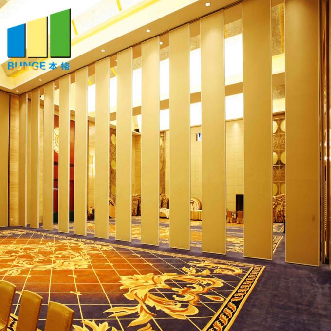 Foldable Operable Partition Walls Acoustic Hotel Meeting Dividers Sound Proof Movable Wall 2