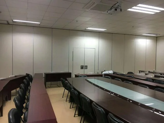 Foldable Single - Panel Acoustic Partition Walls For Conference Room Decorative 2