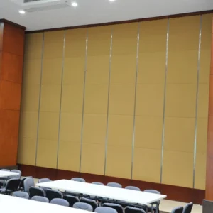 Folding Acoustic Absorption Panels Slidng Door No Floor Track