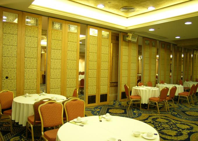 Folding Acoustic Movable Partition Walls , Banquet Room Moving Partition Wall 0
