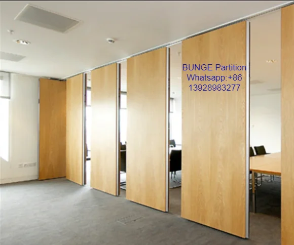 Folding Acoustic Partition Wall Commercial / Soundproof Mobile Partition Walls Malaysia 1