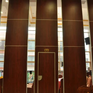 Folding Door Movable Partition Walls , Vinyl Partition Wall For Meeting Room