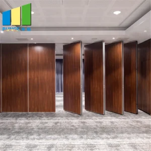 Folding Door Operable Walls Movable Sound Proof Partitions For Restaurant