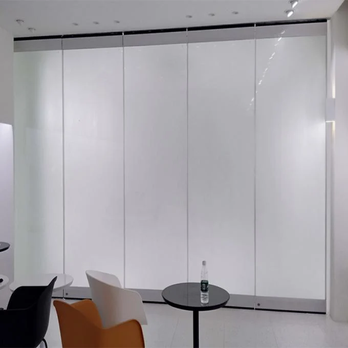 Folding Glass Partition Accessories Frameless Aluminium Glass Partition For Bathroom 3