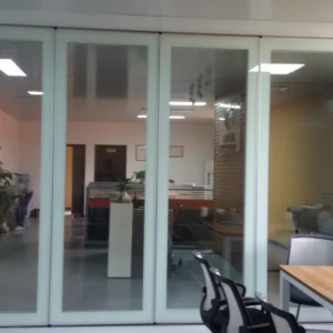Folding Glass Partition Wall , Interior Glass Door , For Banquet Hall