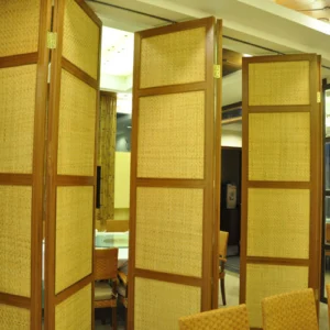 Folding Hanging Acoustic Diffuser Panels , 65mm Training Room Folding Partition