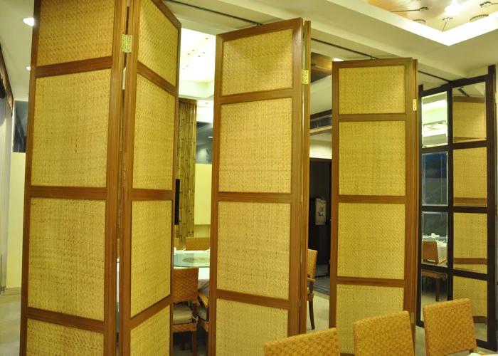 Folding Hanging Acoustic Diffuser Panels , 65mm Training Room Folding Partition