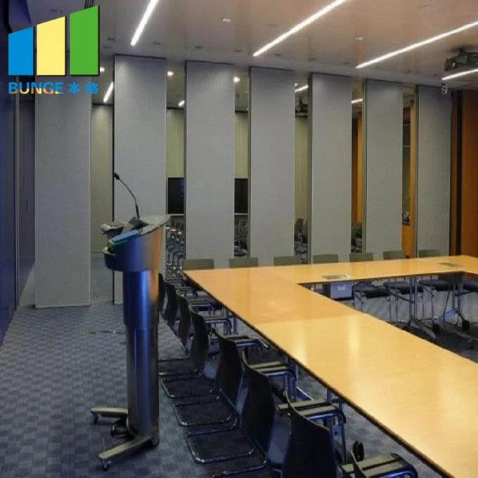 Folding Movable Partition Soundproof Sliding Acoustic Foldable Partition Walls In Myanmar 0