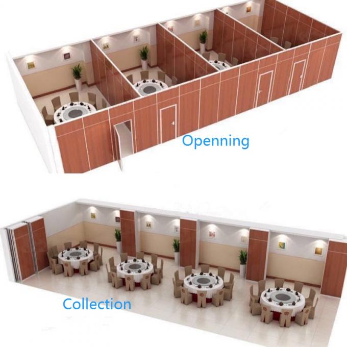 Folding Partition Door Sliding Wall Movable Partition Walls for Conference Room 0
