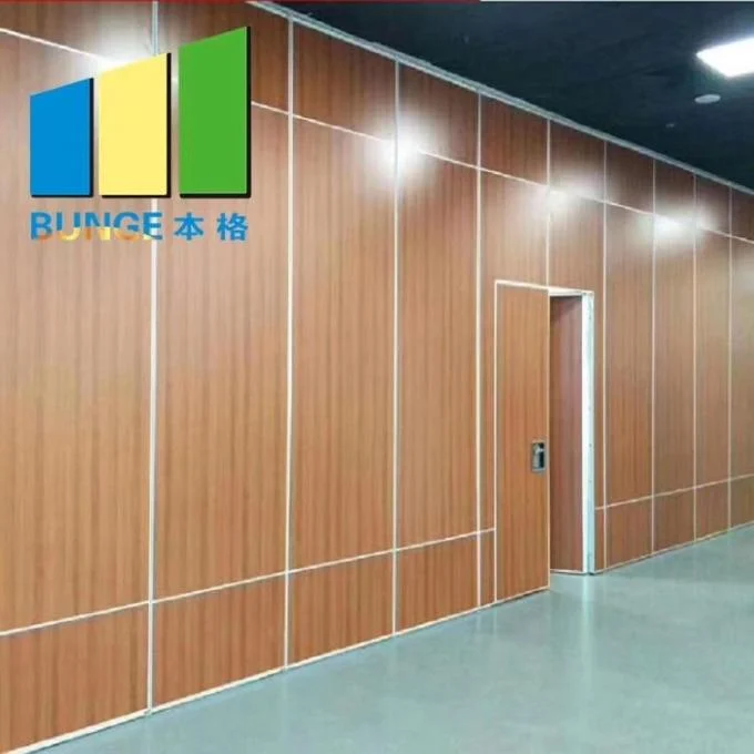 Folding Partition Wall Acoustic Room Dividers Movable Partition Wall With Door 0