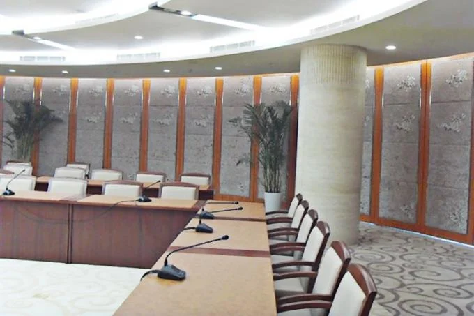Folding Partition Walls Divider System Aluminum Profile For Office 0