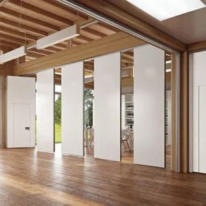 Folding Partition Walls Divider System Aluminum Profile For Office