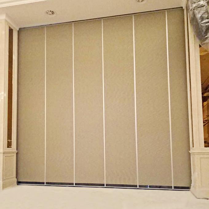 Folding Removable Sliding Wheels Soundproof Partition Wall Materials For Classroom 0