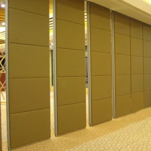 Folding Sliding Door Movable Sound Proof Partitions For Office with Aluminium Track