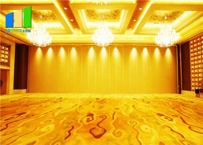 Folding Sliding Operable Partition Walls Acoustic Conference Hotel Soundproof Partition Wall Project 0
