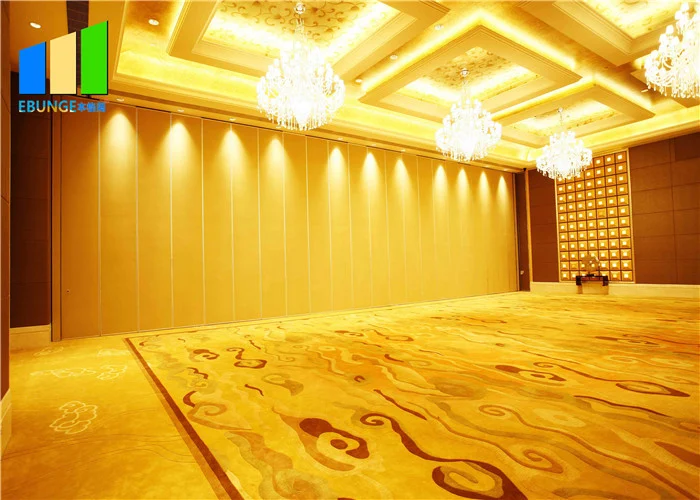 Folding Sliding Operable Partition Walls Acoustic Conference Hotel Soundproof Partition Wall Project
