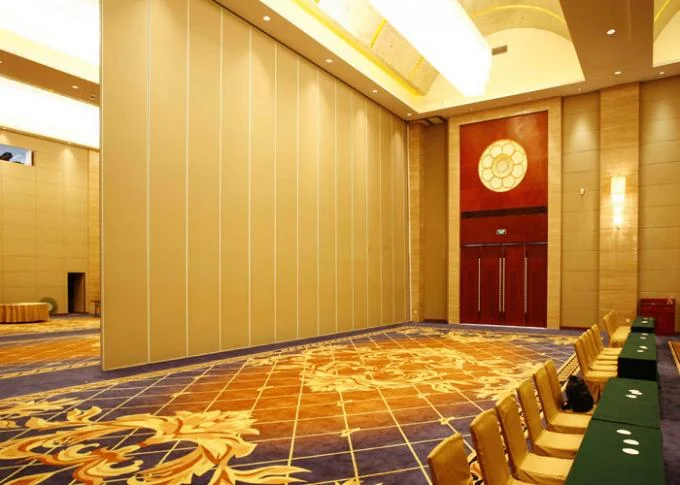 Folding Sliding Operable Partition Walls for Banquet Hall / Sound Absorbing Room Dividers 2