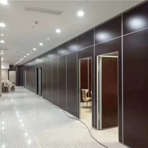 Folding Sliding Partition Walls MDF Melamine Movable Soundproof Walls Partition