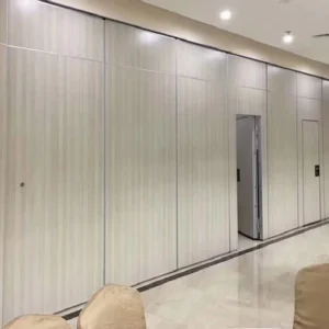Folding Sound Proof Acoustic Room Divider Partition Wall With Sliding Door