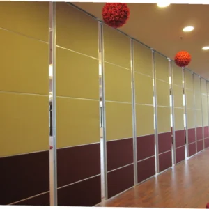 Folding Soundproof Conference Room Office Partition Walls With Flexible Hanging System