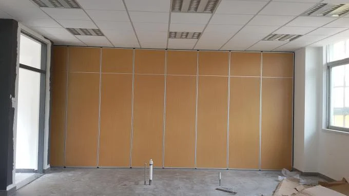 Folding Soundproof Movable Acoustic Partition Walls For Office Conference Room 0