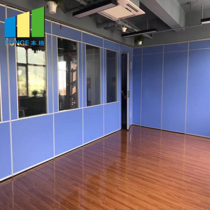 Folding Wood Glass Door Movable Partition Walls For Banquet Hall 0