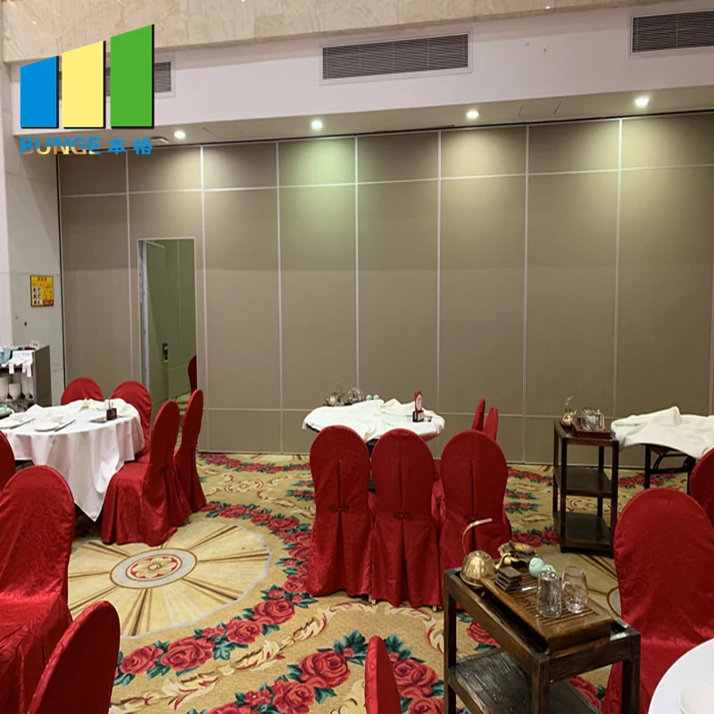 Folding Wood Partition Moveable Acoustic Partition Walls System