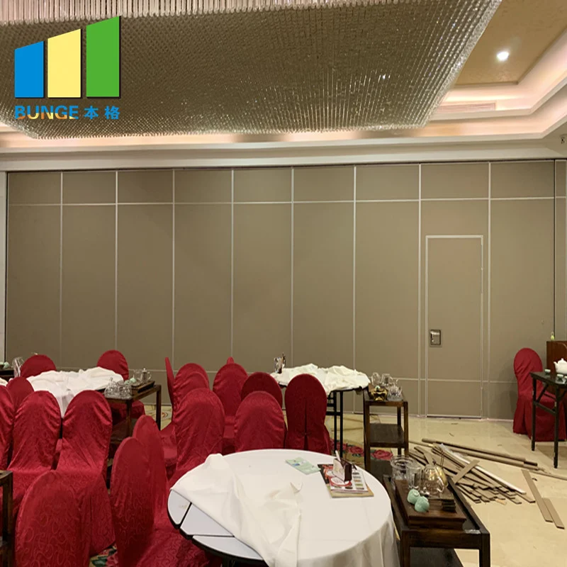 Folding Wood Partition Moveable Acoustic Partition Walls System