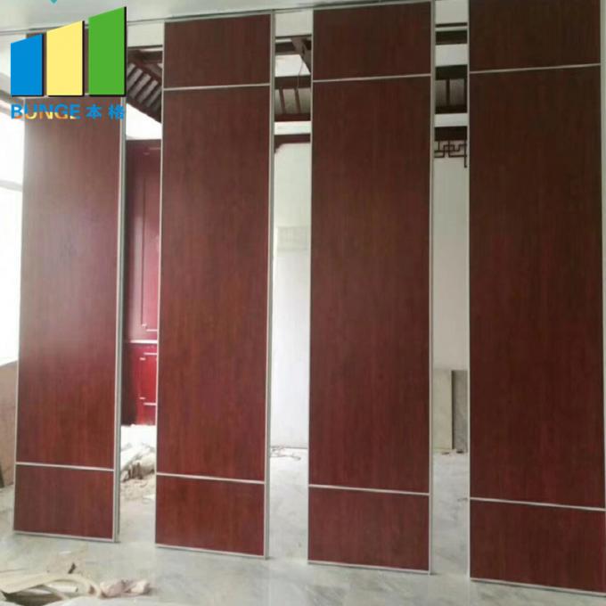 Folding Wooden Operable Partition Wall Sound Proof Partition Door For Restaurant 1