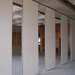 Folding Wooden Soundproof Acoustic Movable Sliding Room Partition Wall For Auditorium
