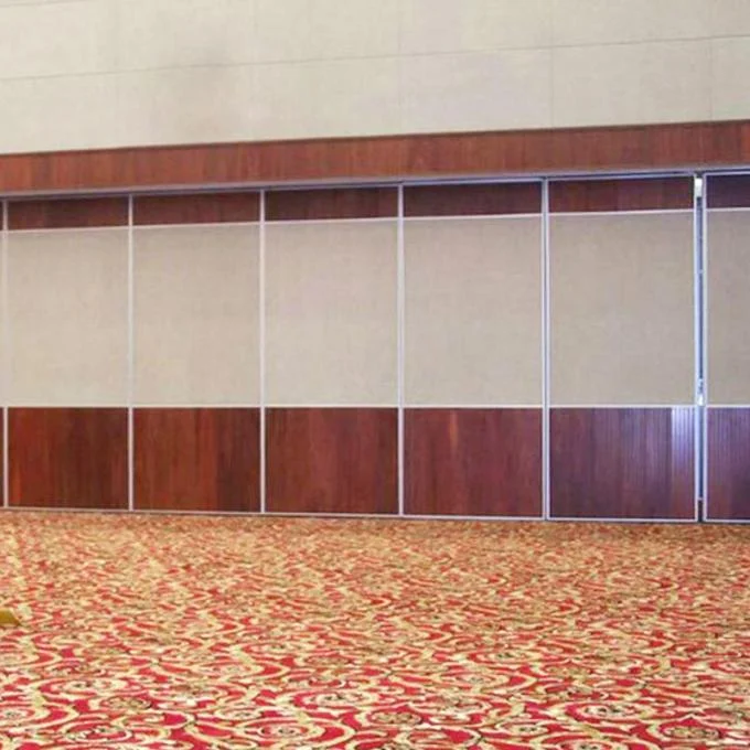 Frame Hidden Aluminum Coating Sliding Partition Wall Customized Color 0