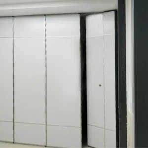 Frameless Folding Easy Install Sliding Movable Partition Wall For Balcony Hotel
