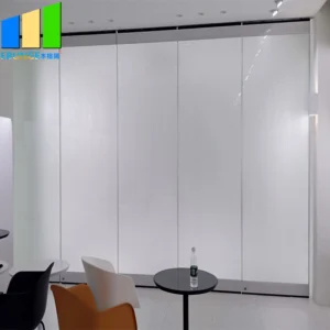 Frameless Sliding Partition Walls Glazed Door Movable Partition Glass Walls For Restaurant