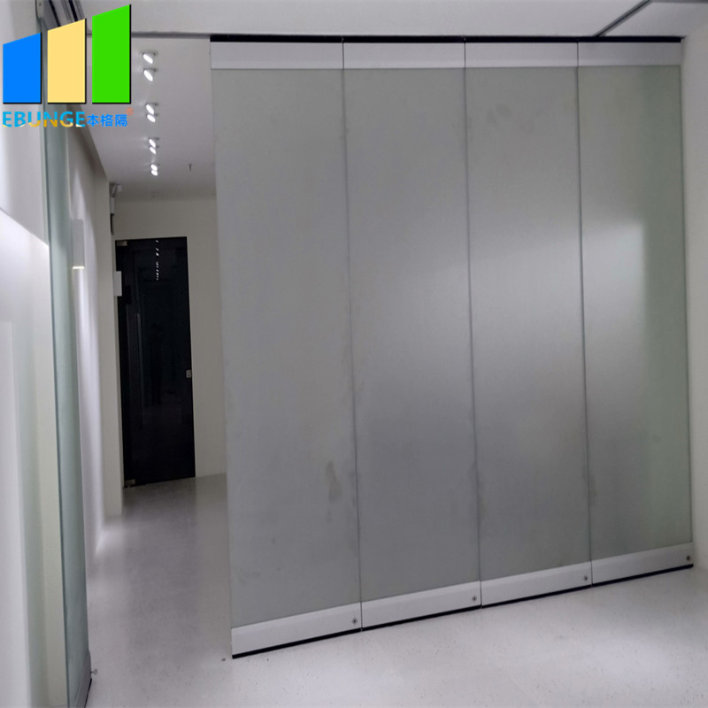 Frameless Sliding Partition Walls Glazed Door Movable Partition Glass Walls For Restaurant