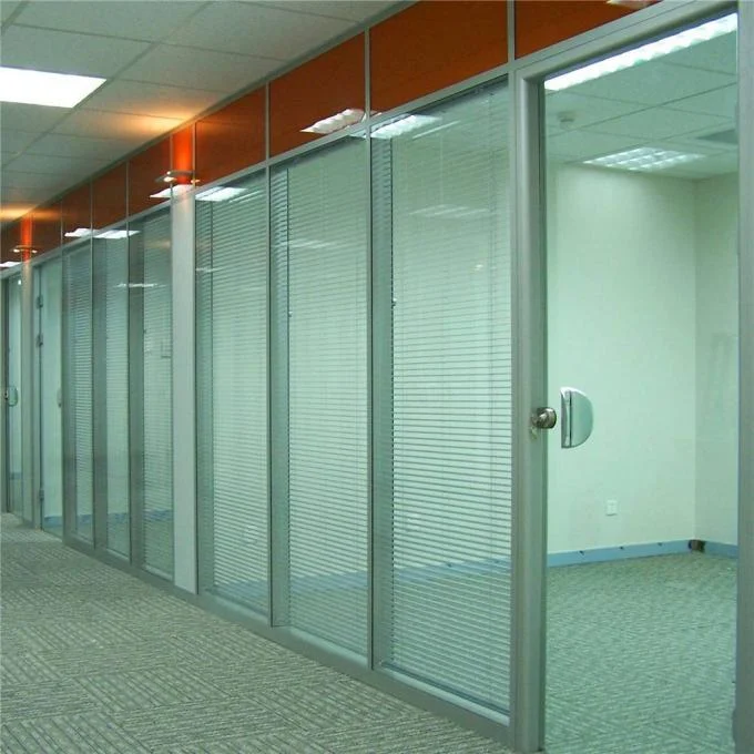 Full Height Room Dividers Fixed Glass Partition Office Soundproof Removable Wall 0
