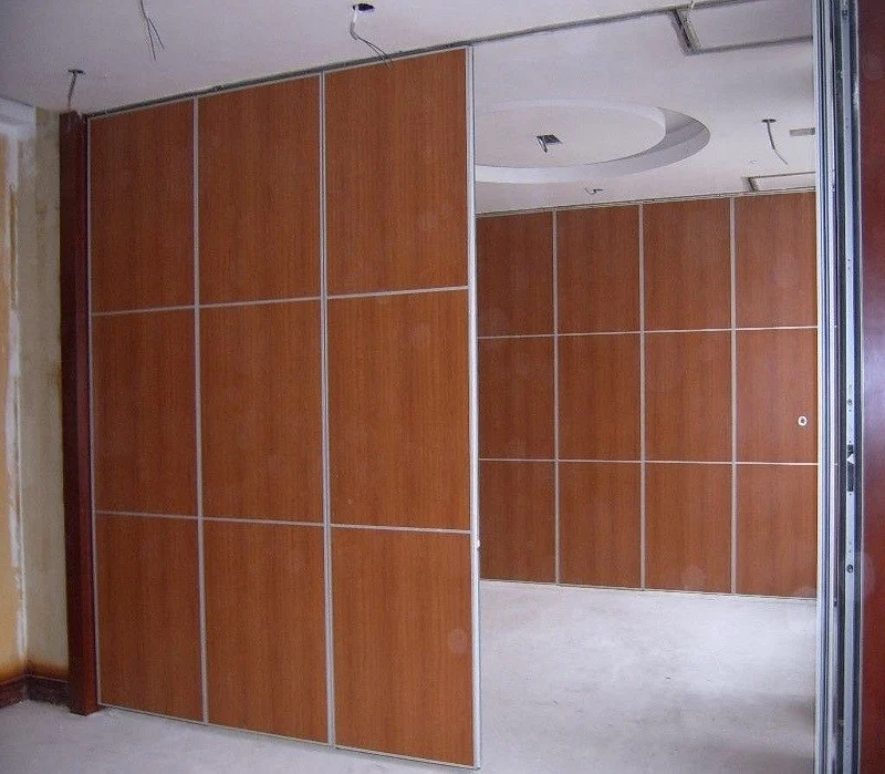 Function Room Sliding Partition Walls / Hanging System Acoustic Movable Walls