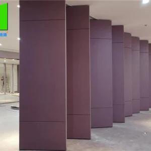 Fve Star Hotel Top Hanging Operable Temporary Movable Partition Walls