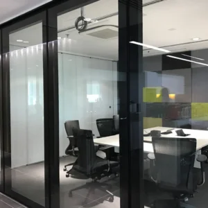 Glass Room Dividers Operable Folding Partition Walls Less Then 3 M Height
