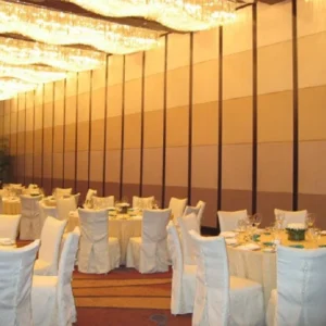 Great Hall Wooden Partition Walls Sliding Acoustic Panel 6m Height