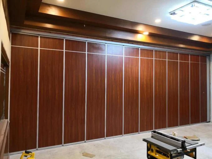 Melamine Finish Sliding Partition Walls With Aluminum Tacks And Rollers 0
