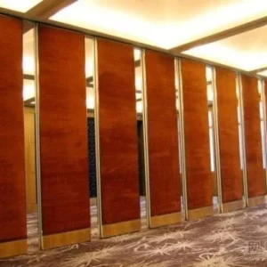 Gypsum Board Folding Restaurant Movable Partition Walls 500mm Width