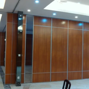 Gypsum Board Folding Restaurant Movable Partition Walls 500mm Width