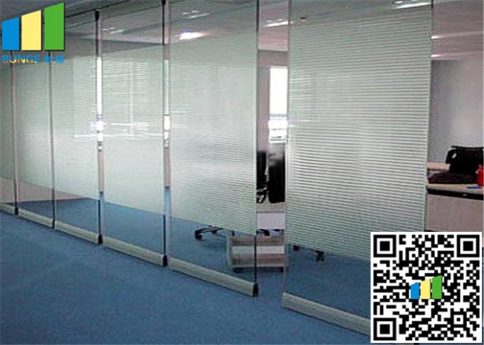 Hall 2.56 Inch Glass Office Movable Glazed Wall For Meeting Room 1