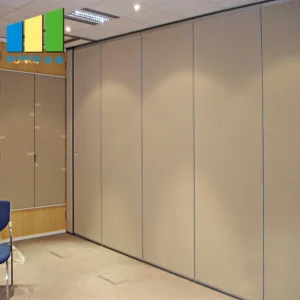 Hanging Movable Wood Folding Soundproof Acoustic Room Divider For Banquet Hall