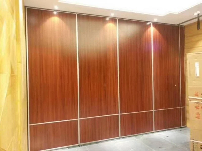 Hanging Operable Accordion Acoustic Room Dividers on Tracks 85mm Width